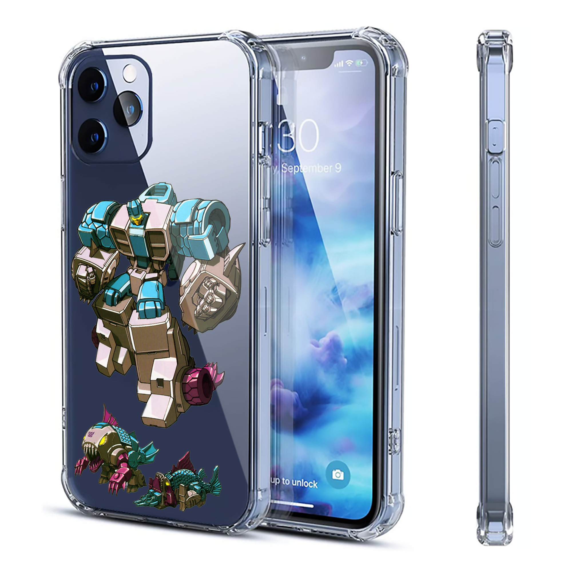 （画像用）  【iPhone 12シリーズ対応】透明スマホケース（クリアソフトケース）
